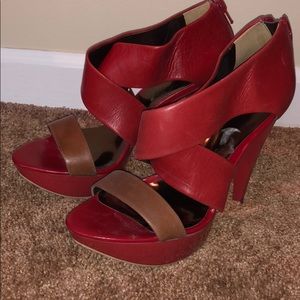 Red Leather Heels